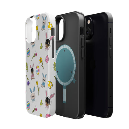 Cedric & Maya Easter Pattern Magnetic Tough Phone Case