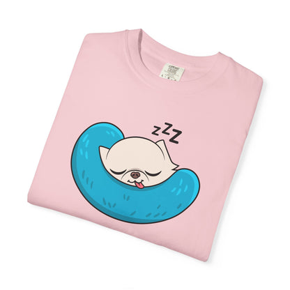 Sleepy Nap Time Cedric Garment-Dyed T-Shirt – Blue Calm