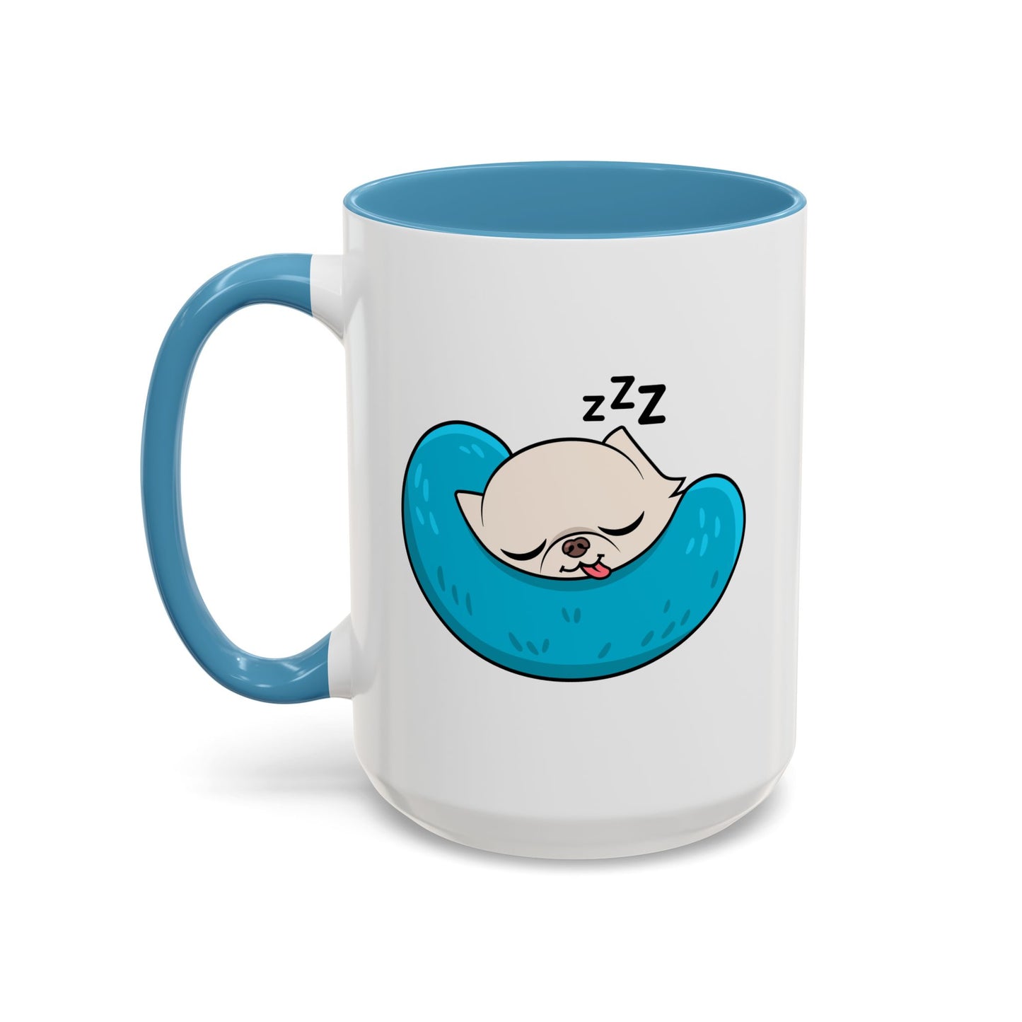 Sleepy Nap Time Cedric Accent Coffee Mug – Blue Calm Sips