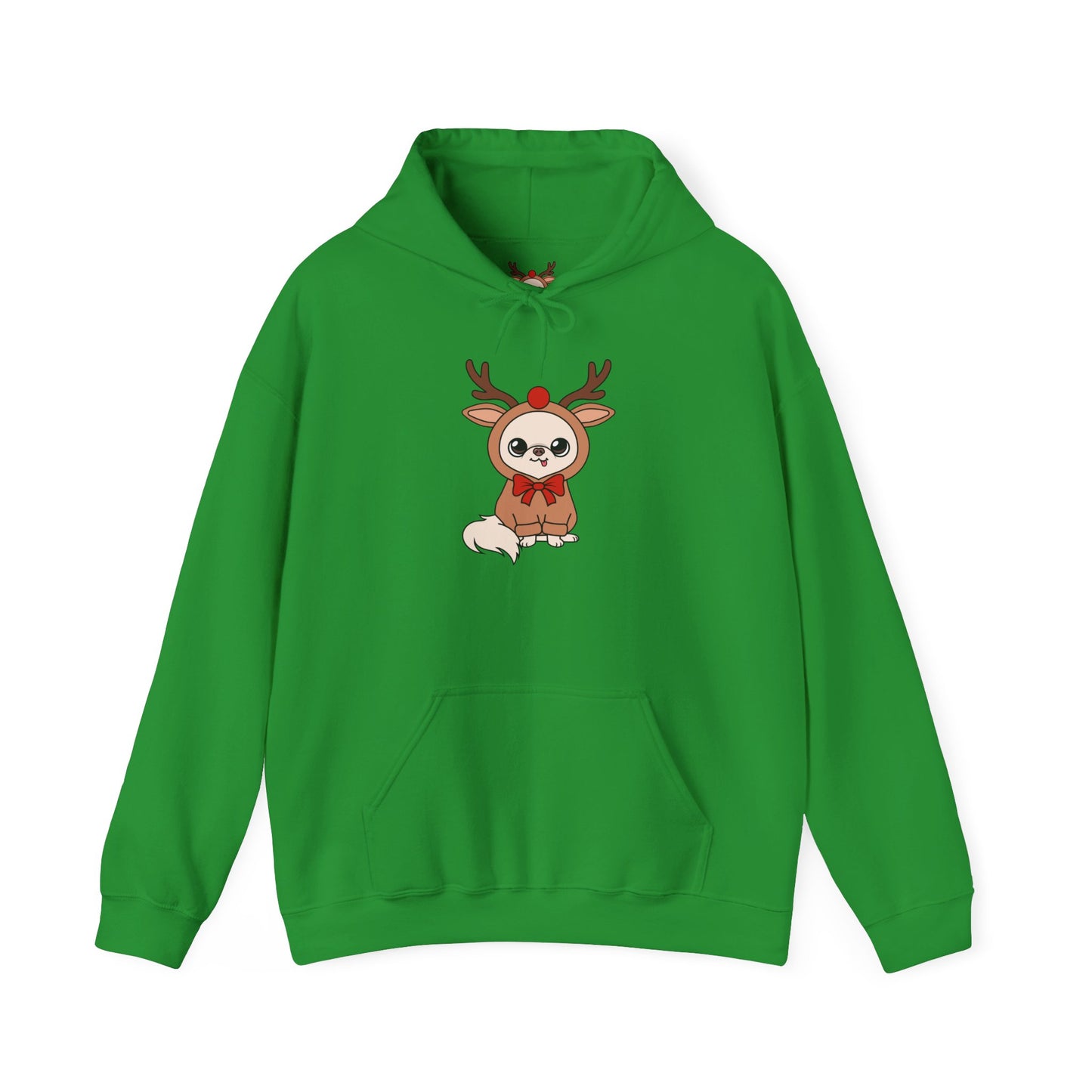 Cedric Reindeer Cheer Unisex Hoodie – Tiny Festive Joy