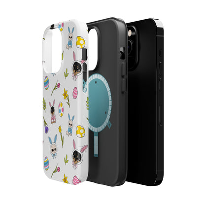Cedric & Maya Easter Pattern Magnetic Tough Phone Case