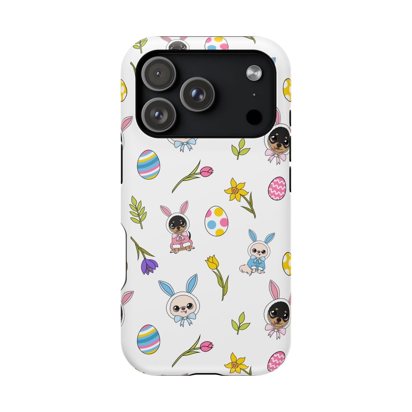 Cedric & Maya Easter Pattern Magnetic Tough Phone Case