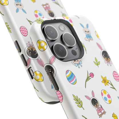 Cedric & Maya Easter Pattern Magnetic Tough Phone Case