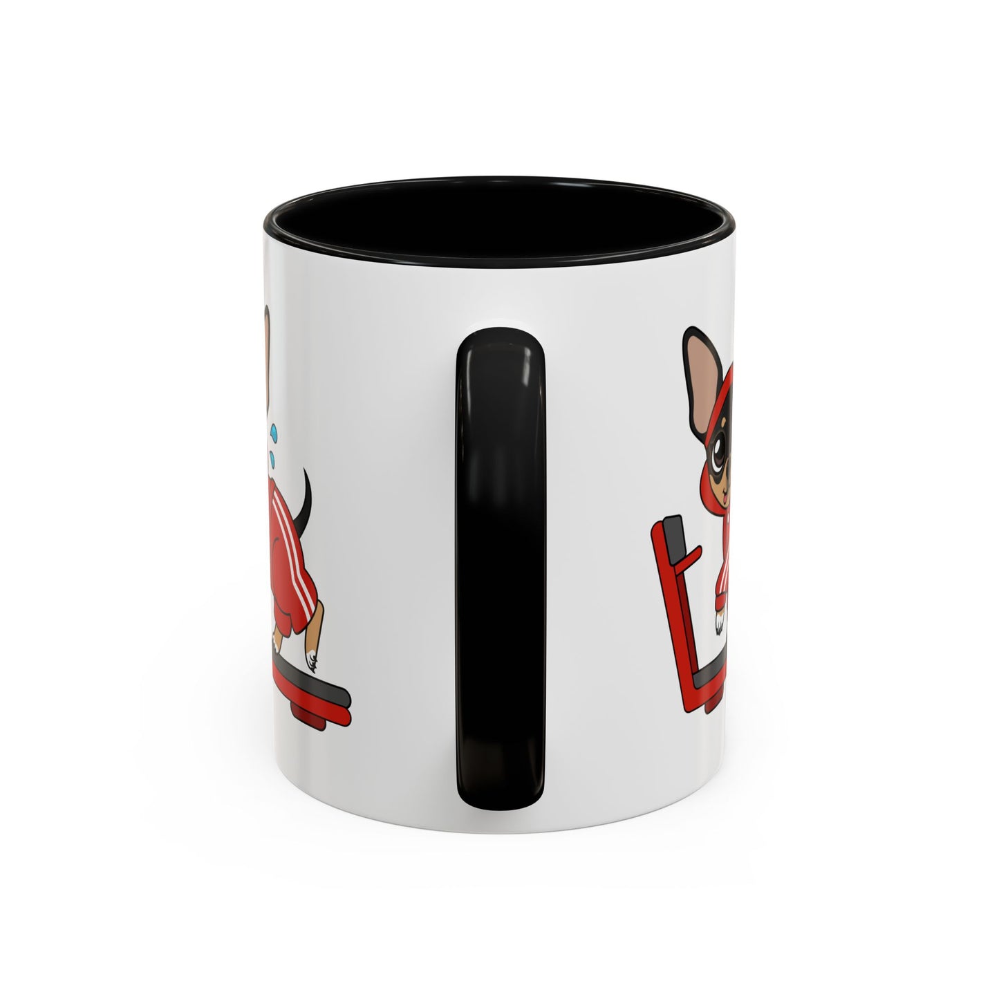 Team Skinny Maya Treadmill Accent Mug – Small Steps, Warm Sips