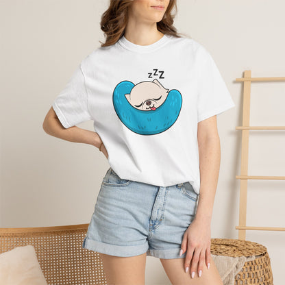 Sleepy Nap Time Cedric Garment-Dyed T-Shirt – Blue Calm