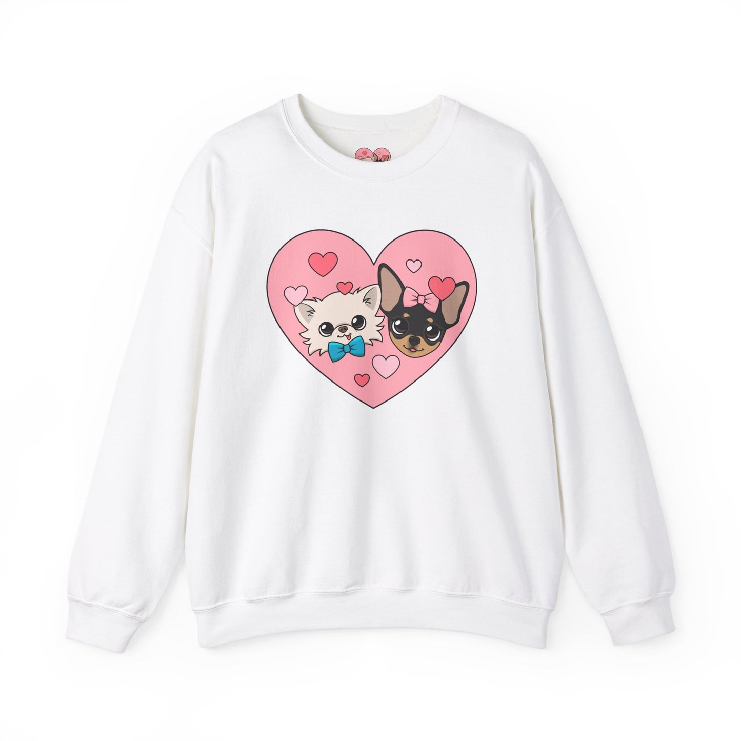 💕 Cedric & Maya’s Sweetheart Sibling Sweatshirt – Pink Heart Edition 💕