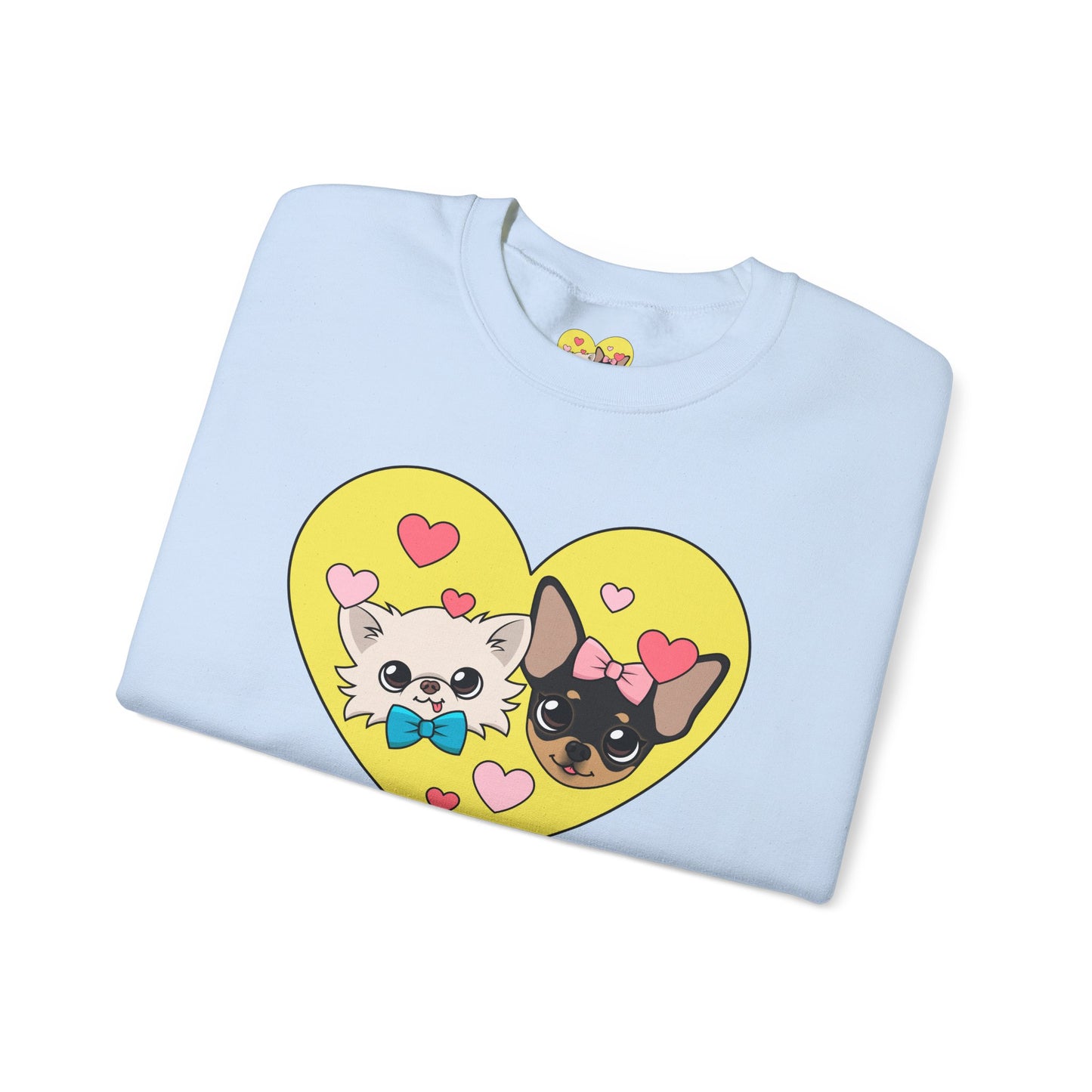 💛 Cedric & Maya’s Sunshine Sibling Sweatshirt – Yellow Heart Edition 💛