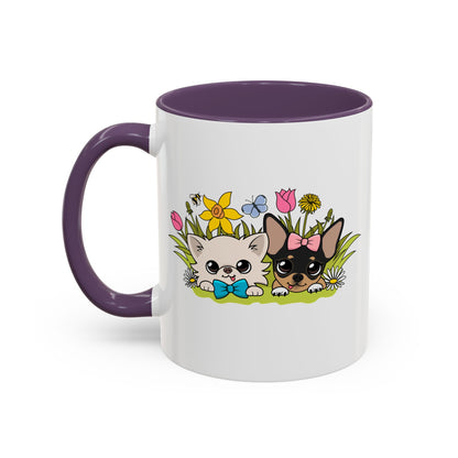 Cedric and Maya's Spring Garden Tour Accent Coffee Mug