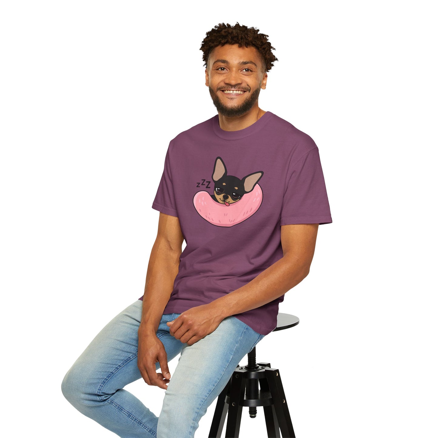 Sleepy Nap Time Maya Unisex Garment-Dyed T-Shirt – Safe Little Naps