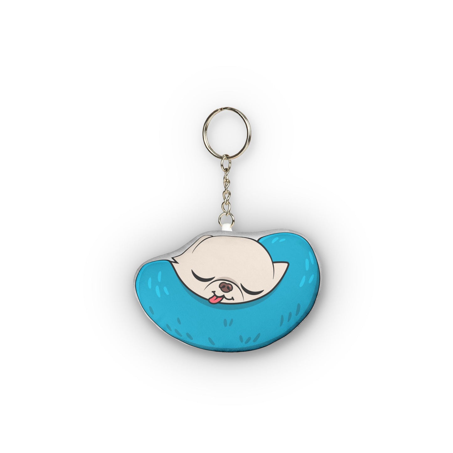 Sleepy Nap Time Cedric Mini Plush Keychain – Blue Calm Buddy
