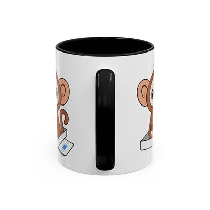 Chunky Monkey Weigh-In Moment Accent Coffee Mug