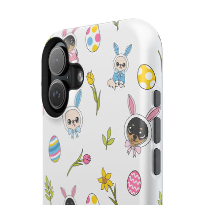 Cedric & Maya Easter Pattern Magnetic Tough Phone Case
