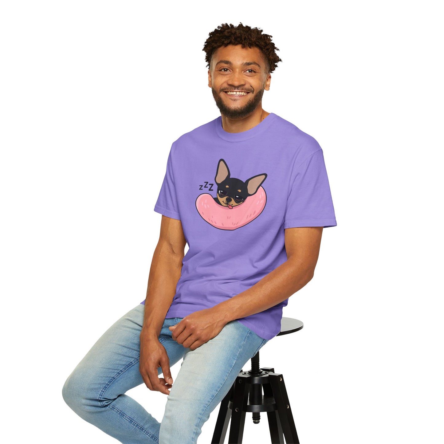 Sleepy Nap Time Maya Unisex Garment-Dyed T-Shirt – Safe Little Naps