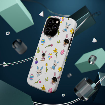 Cedric & Maya Easter Pattern Magnetic Tough Phone Case