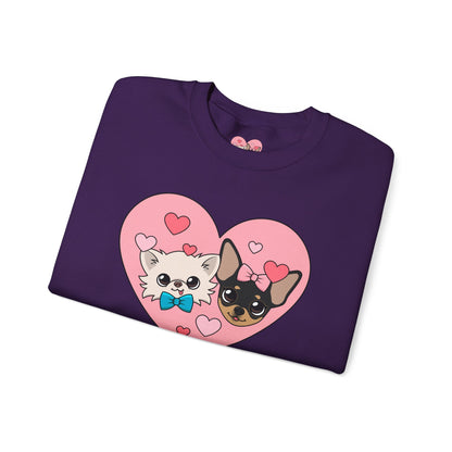 💕 Cedric & Maya’s Sweetheart Sibling Sweatshirt – Pink Heart Edition 💕