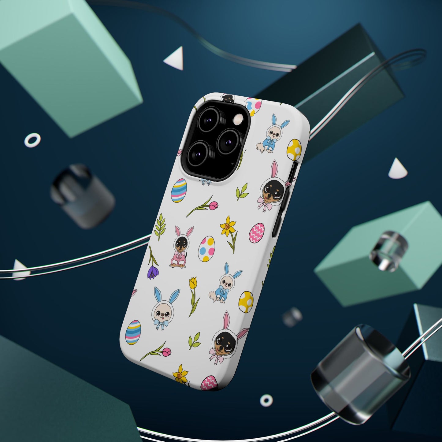 Cedric & Maya Easter Pattern Magnetic Tough Phone Case