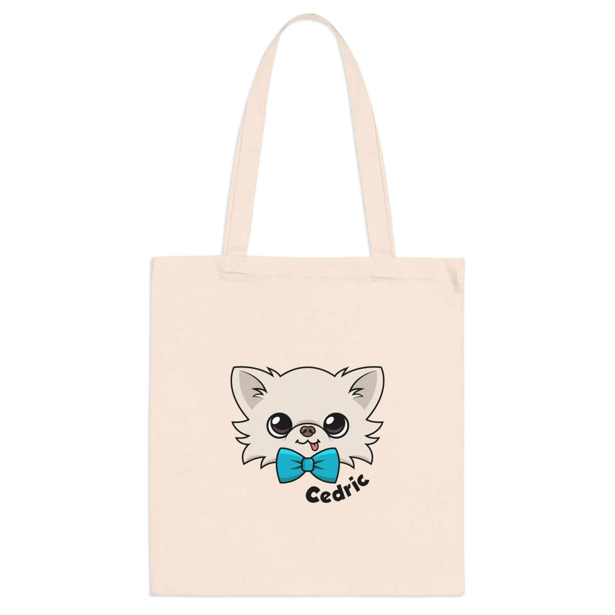 Classic Tiny Chihuahua Cedrics's Signature Cotton Tote - Tiny Chihuahua Shop