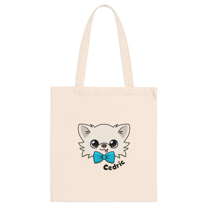 Classic Tiny Chihuahua Cedrics's Signature Cotton Tote - Tiny Chihuahua Shop