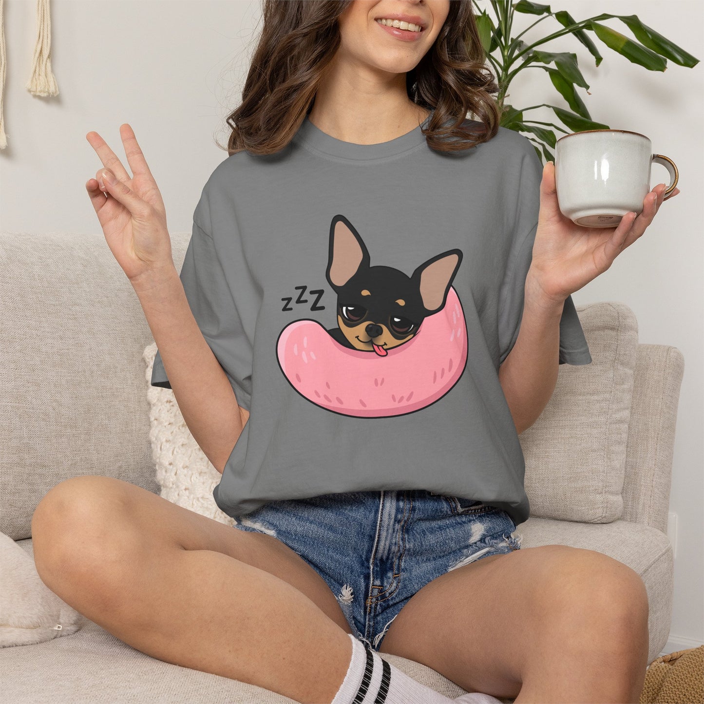 Sleepy Nap Time Maya Unisex Garment-Dyed T-Shirt – Safe Little Naps