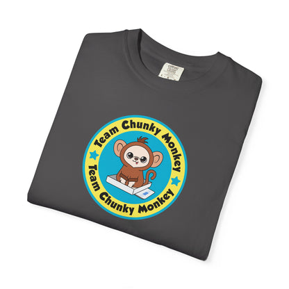 Team Chunky Monkey Badge Unisex Garment-Dyed T-shirt – Proud & Playful