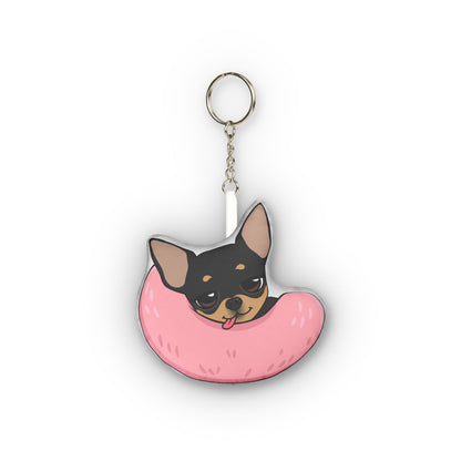Sleepy Nap Time Maya Custom Shape Mini Plush Keychain