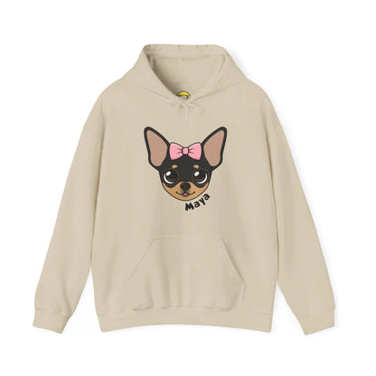 Sudadera con capucha cómoda y acogedora de Tiny Chihuahua Maya