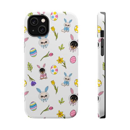Cedric & Maya Easter Pattern Magnetic Tough Phone Case
