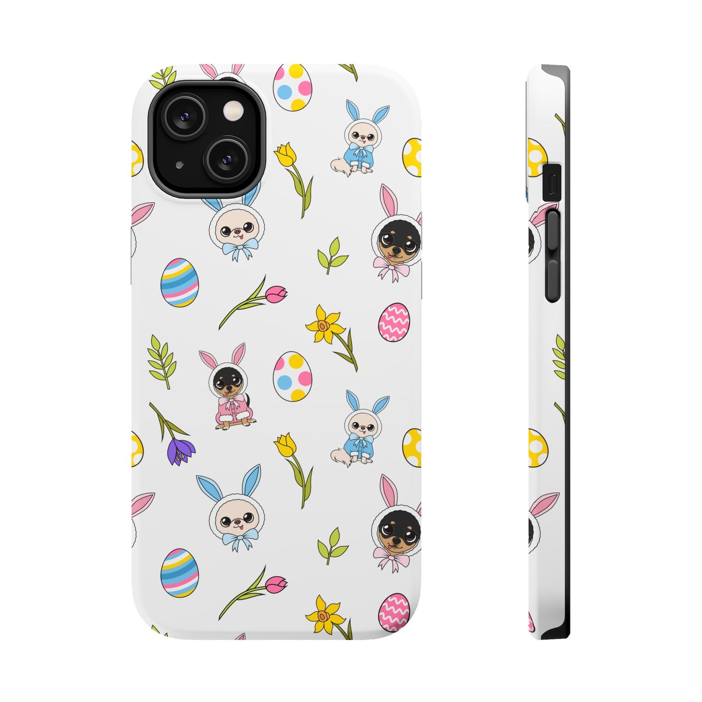 Cedric & Maya Easter Pattern Magnetic Tough Phone Case