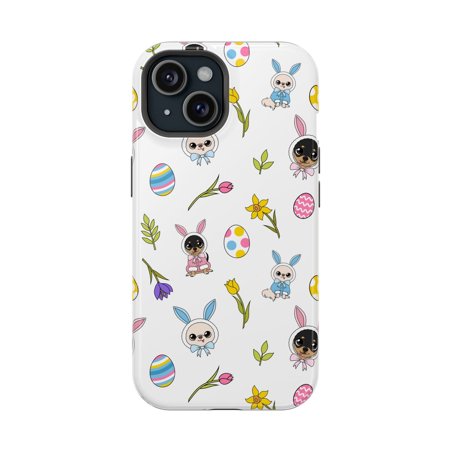 Cedric & Maya Easter Pattern Magnetic Tough Phone Case