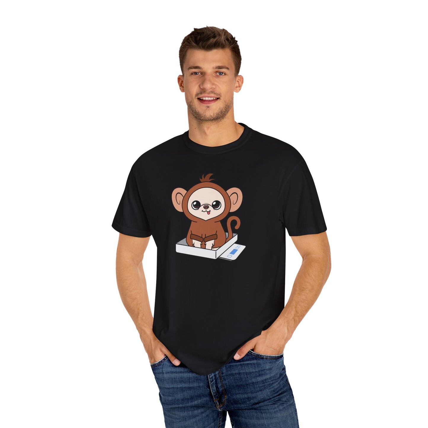 Chunky Monkey Weigh-In Moment Unisex Garment-Dyed T-Shirt
