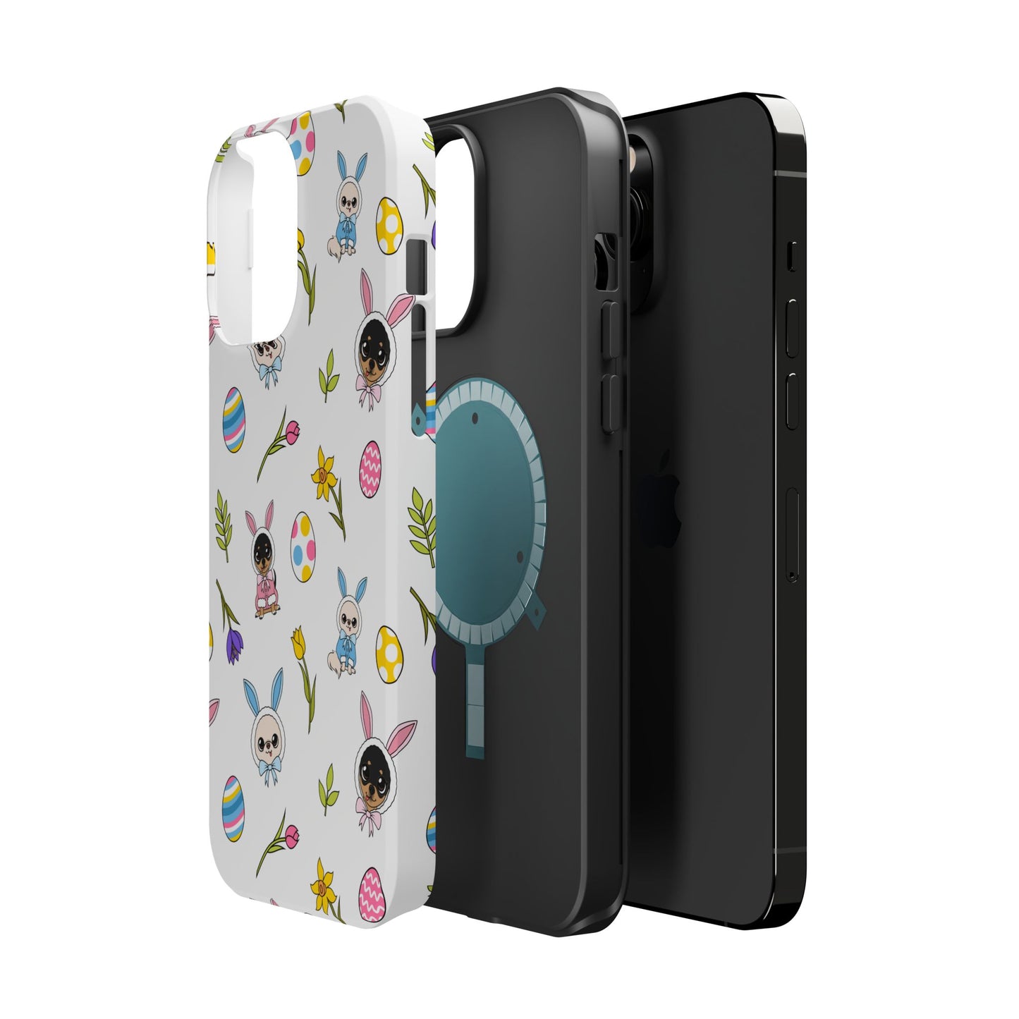 Cedric & Maya Easter Pattern Magnetic Tough Phone Case