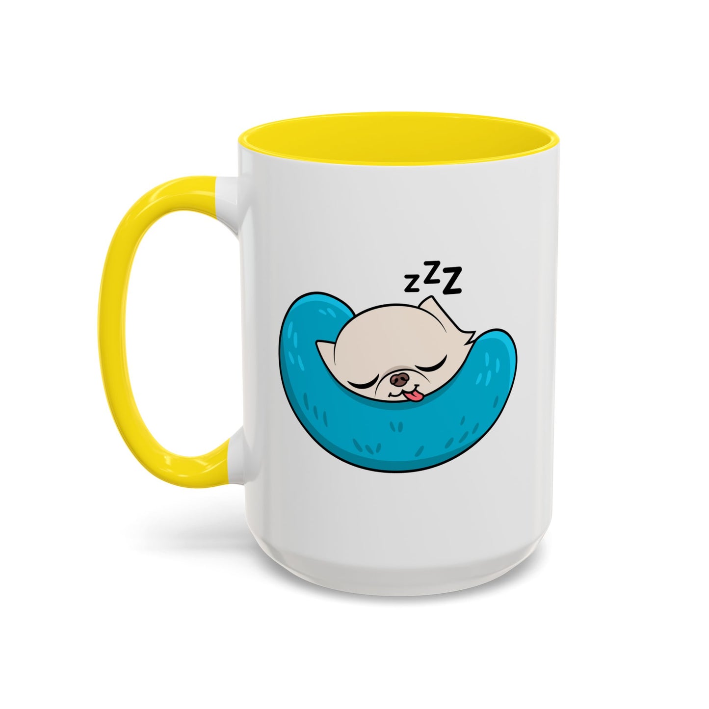 Sleepy Nap Time Cedric Accent Coffee Mug – Blue Calm Sips