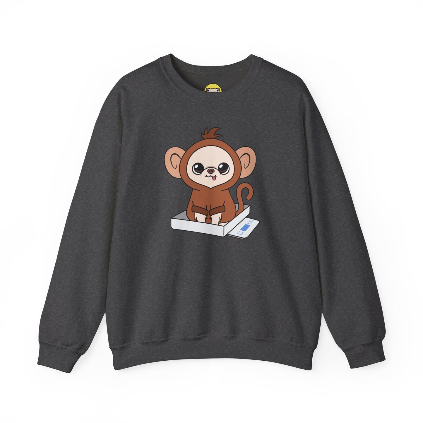 Chunky Monkey Weigh-In Moment Unisex Crewneck Sweatshirt