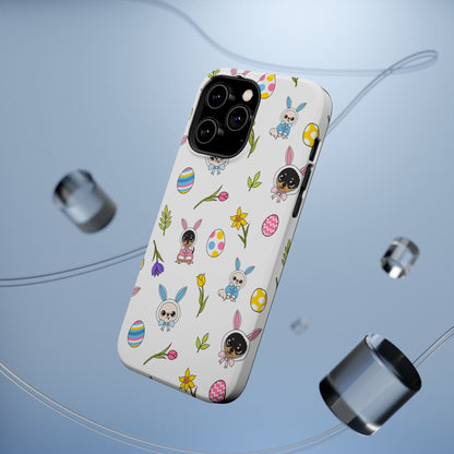 Cedric & Maya Easter Pattern Magnetic Tough Phone Case
