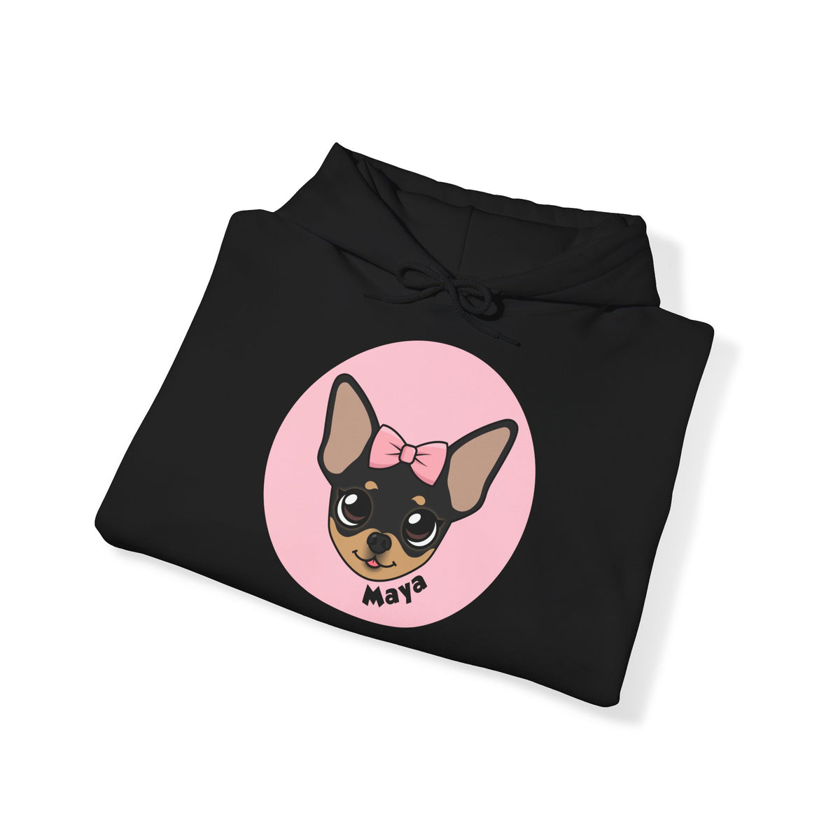 Tiny Chihuahua Maya's Cozy Comfort Hoodie - Dark Edition - Tiny Chihuahua Shop