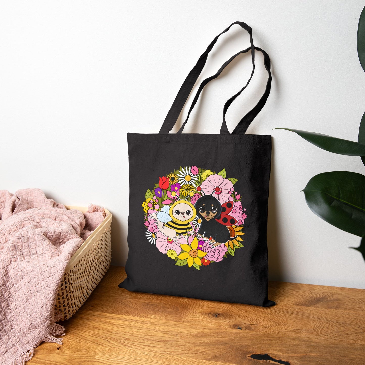 Blooming Garden Bug‑Chis Tote Bag
