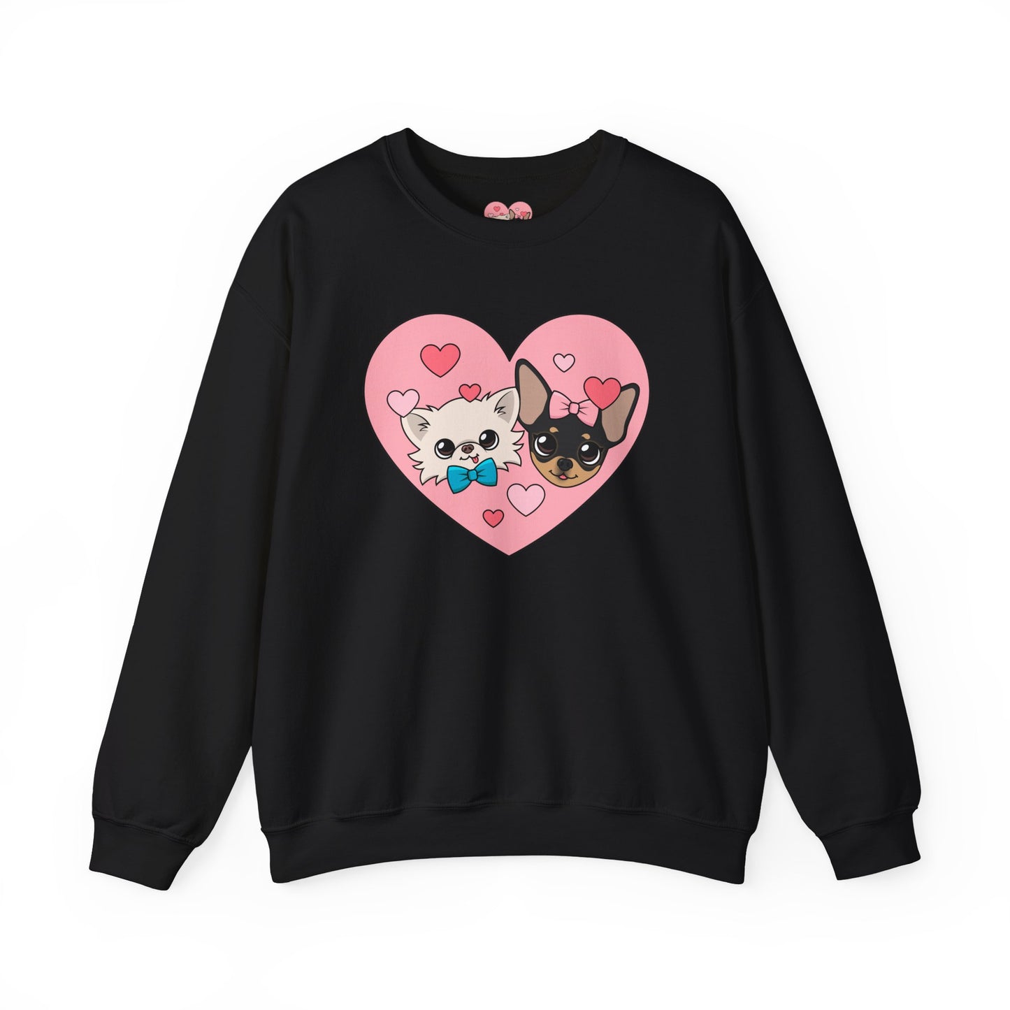 💕 Cedric & Maya’s Sweetheart Sibling Sweatshirt – Pink Heart Edition 💕