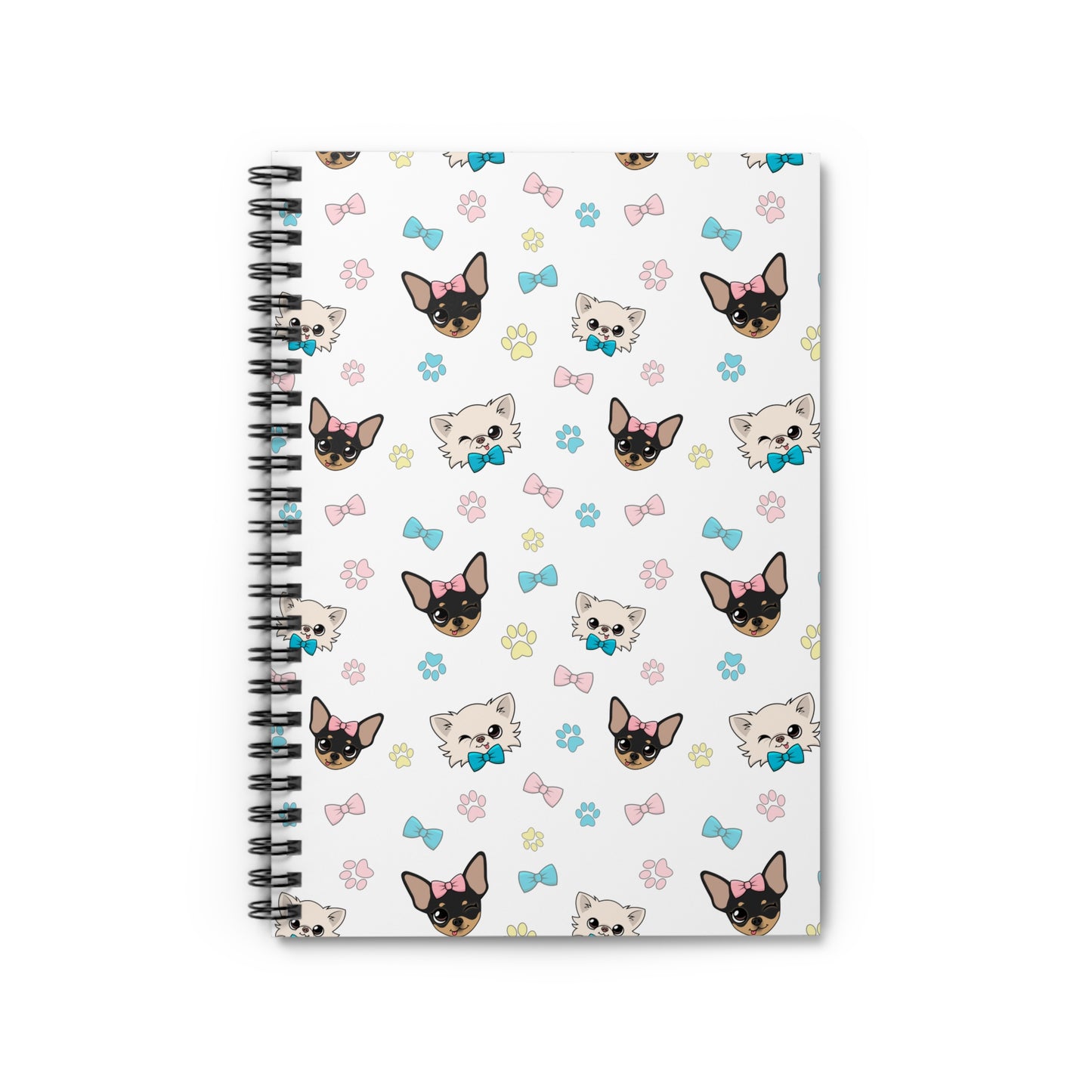 Cedric & Maya Winks & Bows Spiral Notebook – Quiet Little Hellos