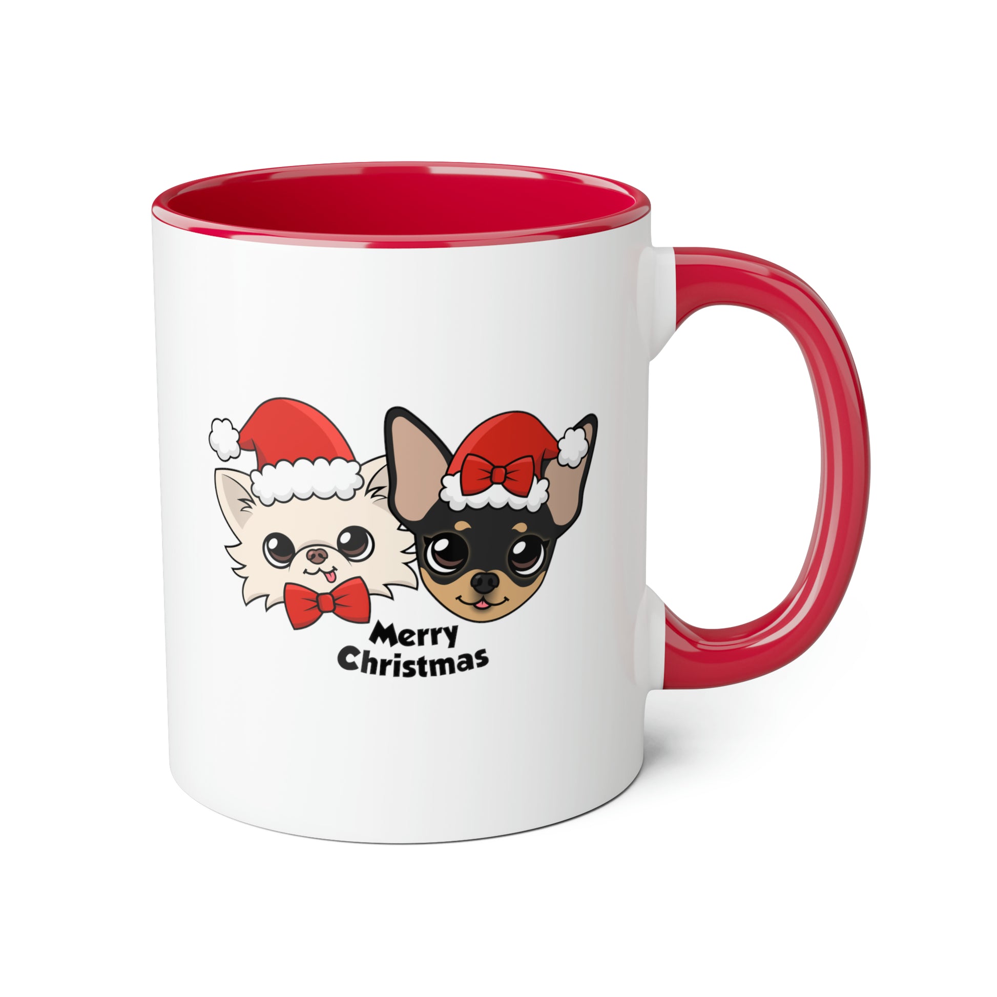 Cedric & Maya's Merry Christmas Mug - Tiny Chihuahua Shop