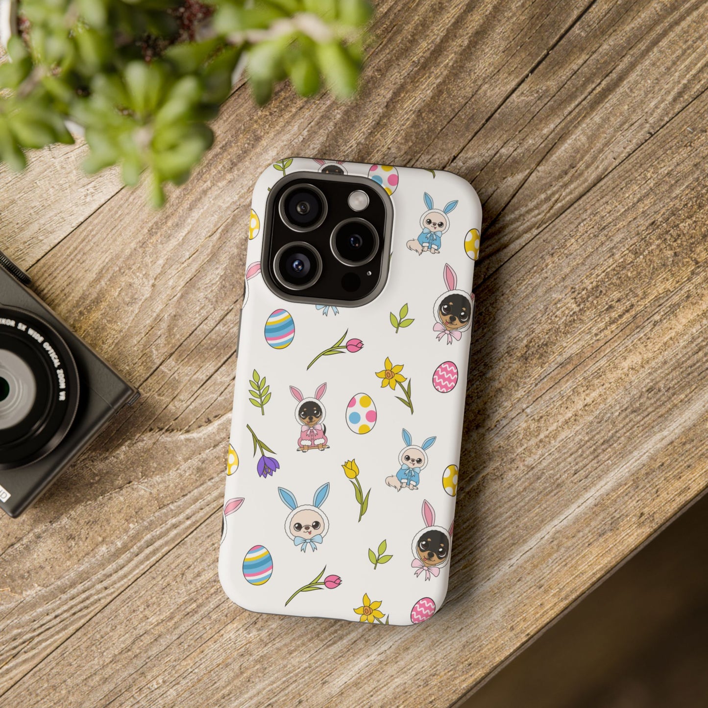 Cedric & Maya Easter Pattern Magnetic Tough Phone Case