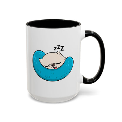 Sleepy Nap Time Cedric Accent Coffee Mug – Blue Calm Sips