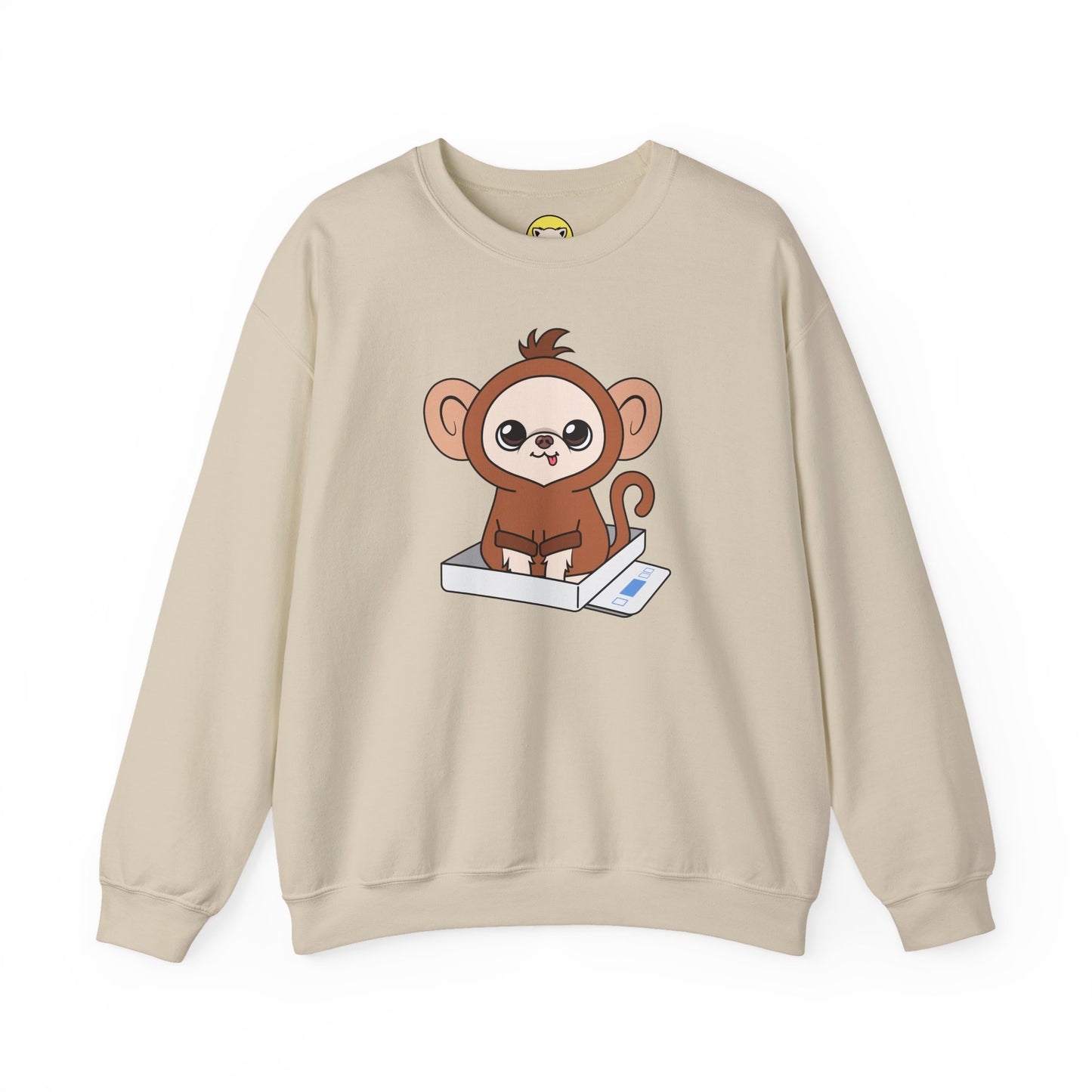 Chunky Monkey Weigh-In Moment Unisex Crewneck Sweatshirt