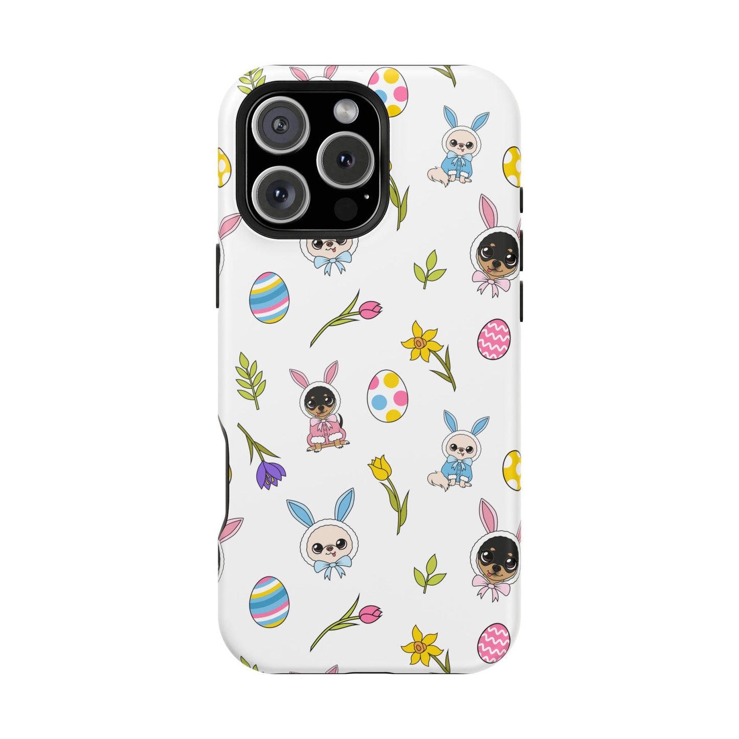 Cedric & Maya Easter Pattern Magnetic Tough Phone Case