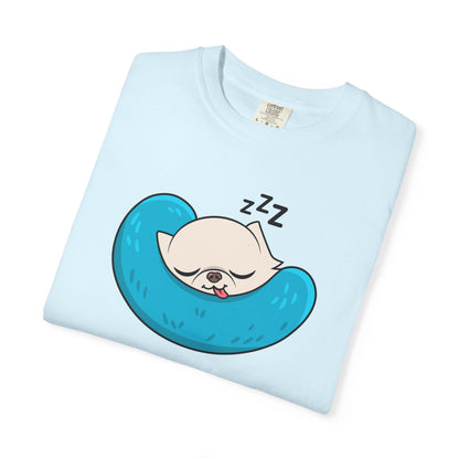 Sleepy Nap Time Cedric Garment-Dyed T-Shirt – Blue Calm