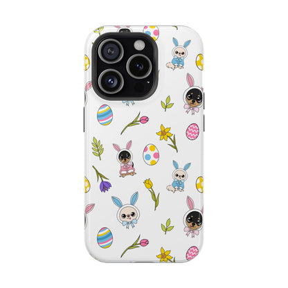 Cedric & Maya Easter Pattern Magnetic Tough Phone Case