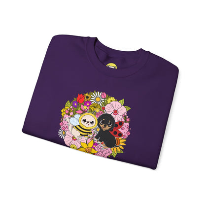Blooming Garden Bug‑Chis Sweatshirt
