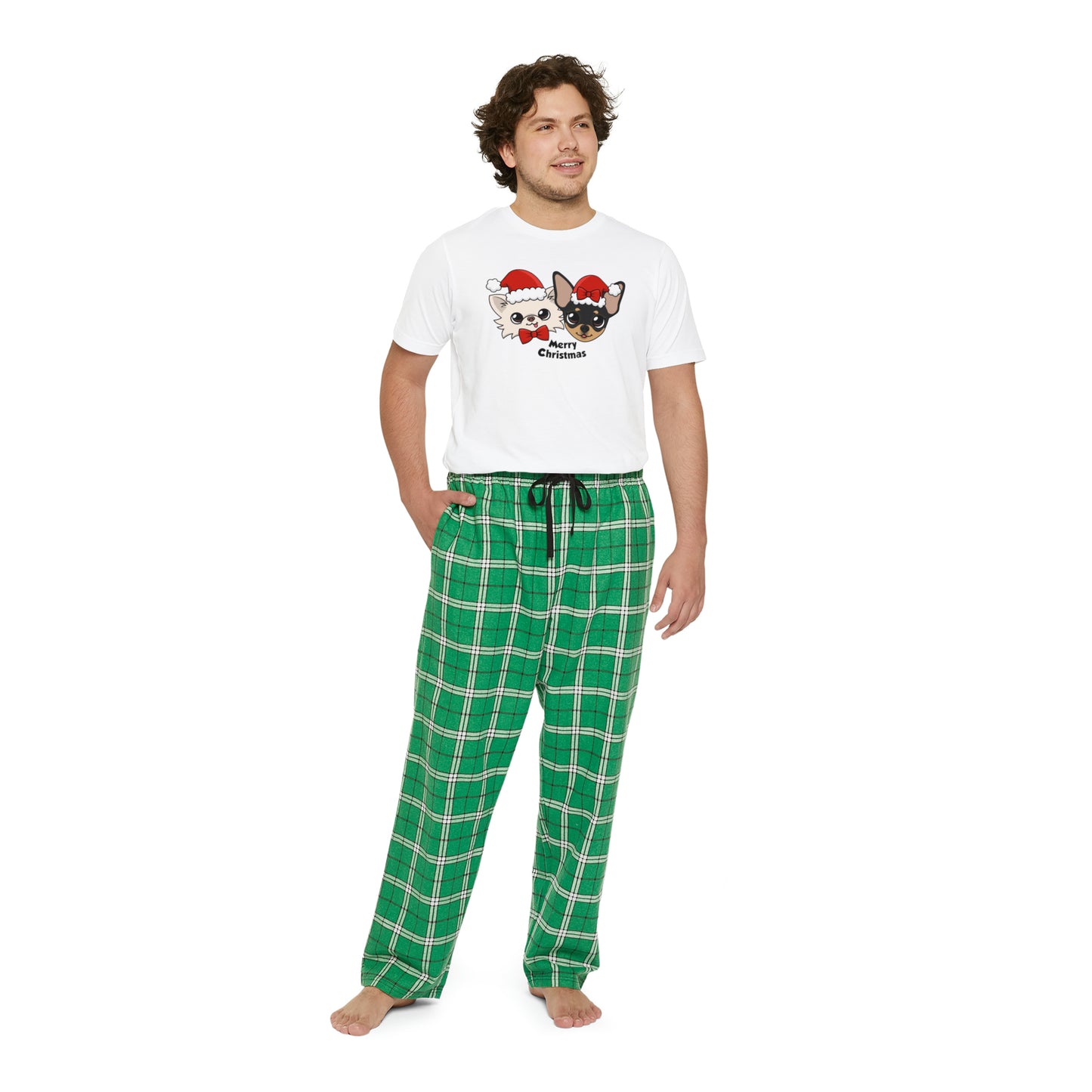 Cedric and Maya Merry Christmas Men's Pajama Set