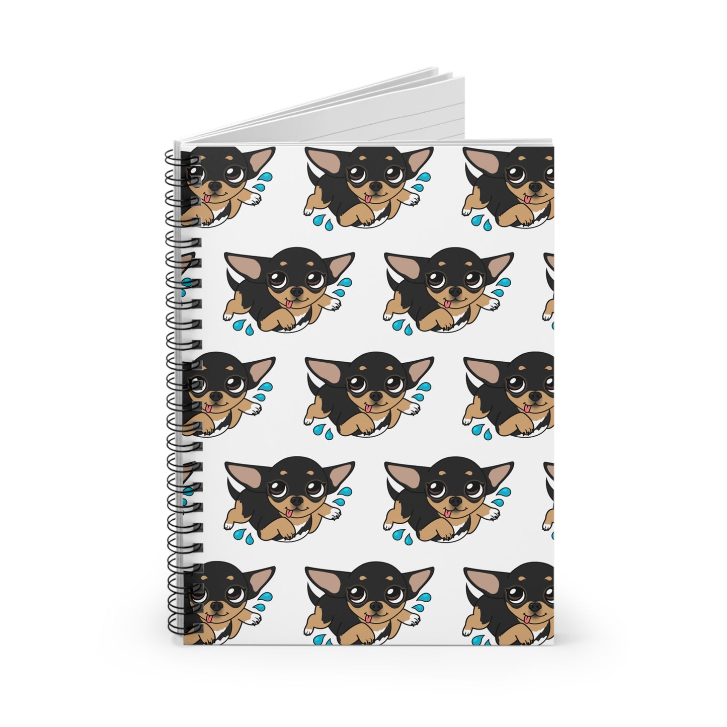 Air Swimming Maya Spiral Notebook – Gentle Summer Joy