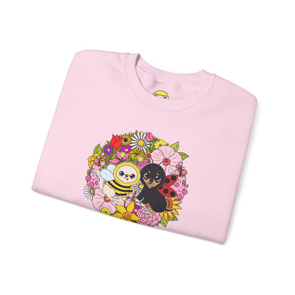 Blooming Garden Bug‑Chis Sweatshirt