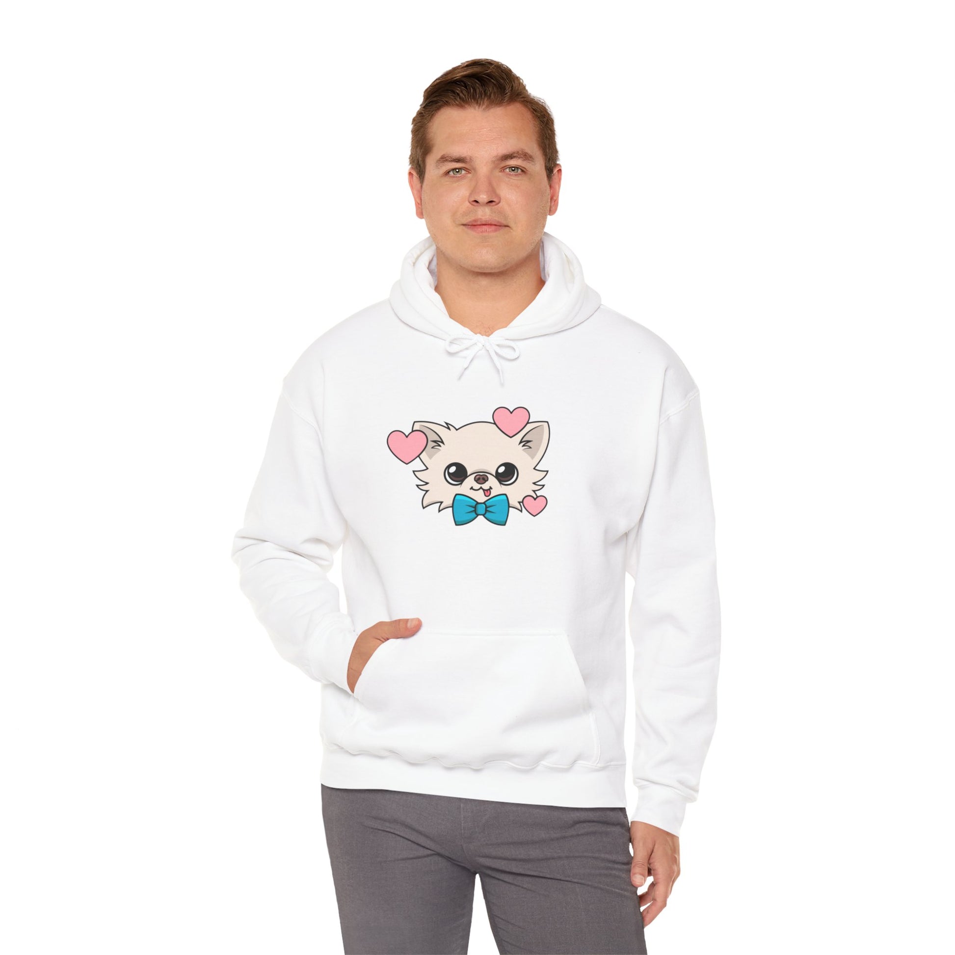 Cedric's Warm Love Smile Unisex Hoodie - Tiny Chihuahua Shop